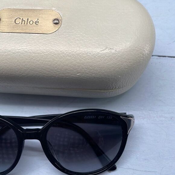 Chloe Sunglasses Womens Black Frames Dark Lenses Comes Tortoise Style W COA‎ main image 7